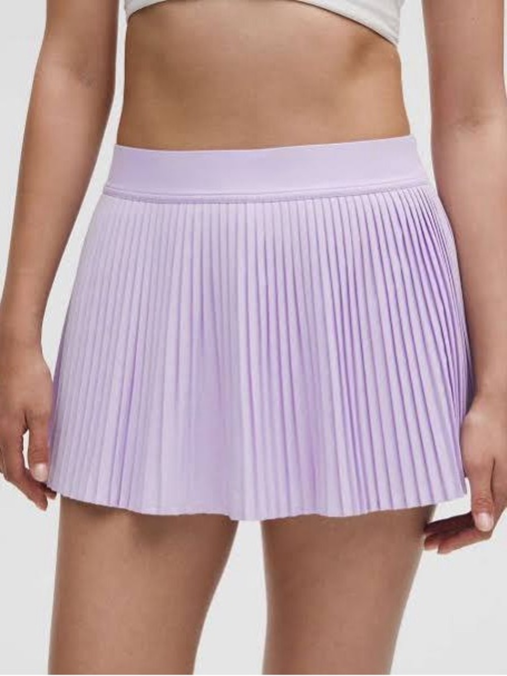 lululemon athletica Pleated Mini Skirt in Lavender 1137